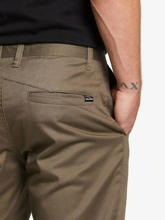 Frickin Modern Stretch Ανδρική Βερμούδα Chino Καφέ