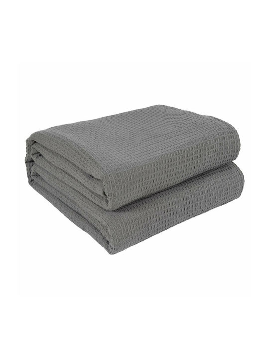 Das Home 0474 Pique Blanket Super Double 220x240cm Gray