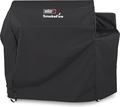 Weber Grill Cover Black Compatible with the Pellet SmokeFire EX6 119.38x78.74x142.24cm