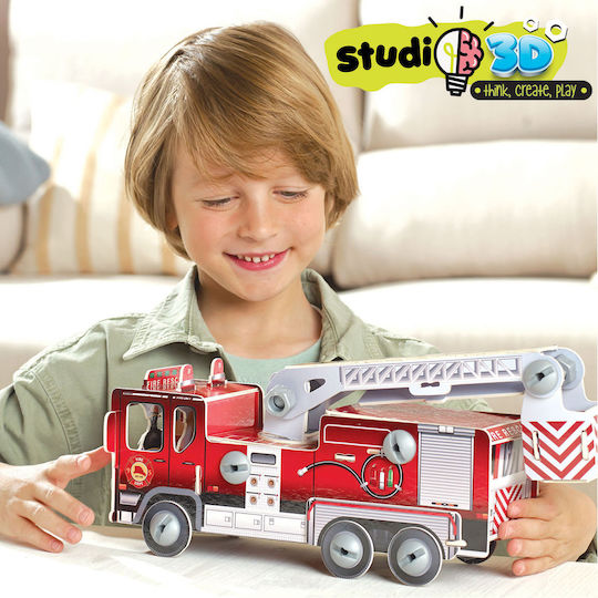Educa Plastic Construction Toy The Fire Truck for Children 5+ years+ Years