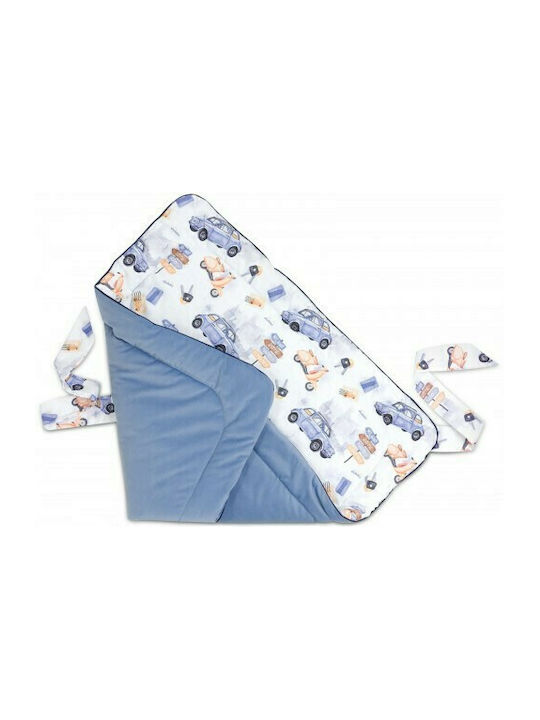 Jukki Blanket Nursery Swaddling Blankets Retro Trip & Jeans Cotton Retro Trip & Jeans 80x80cm. 701-0044-6463