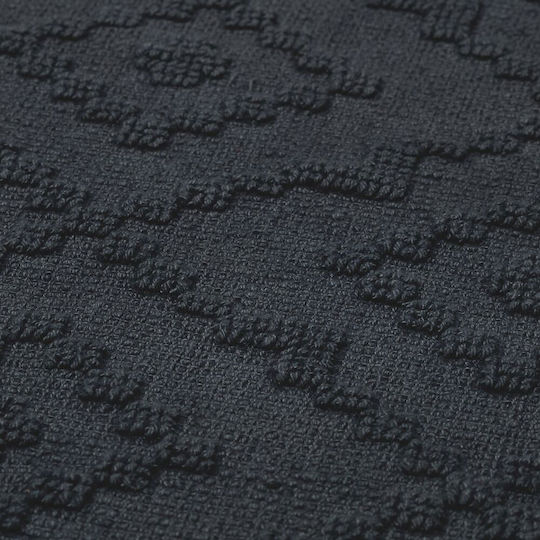Sealskin Badematte Baumwolle Rechteckig Aztec 800095 Dark Grey 60x90cm