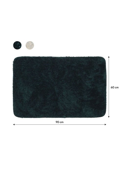 Sealskin Αντιολισθητικό Πατάκι Μπάνιου Microfiber Angora 800119 Dark Green 60x90εκ.
