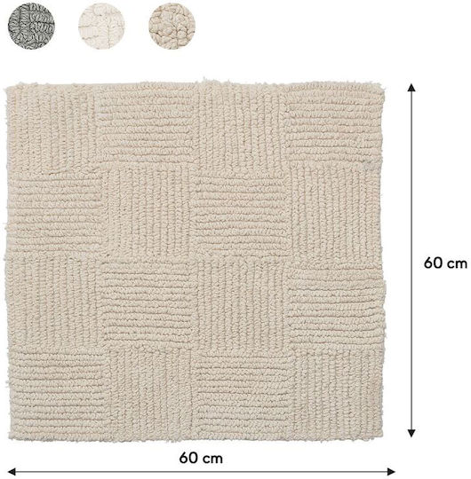 Sealskin Badematte Baumwolle Platz Reverse 800105 Sand 60x60cm