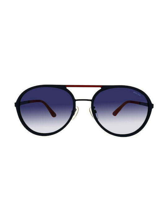 Police Men's Sunglasses with Blue Frame SPLA57N 0696