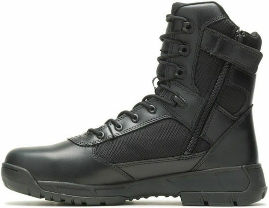 Bates Military Boots Tactical Sport Side Zip Leather Black 3180