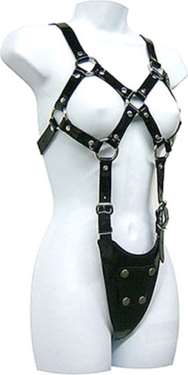 Leather Body Leather Body Bodysuit Exposed Black