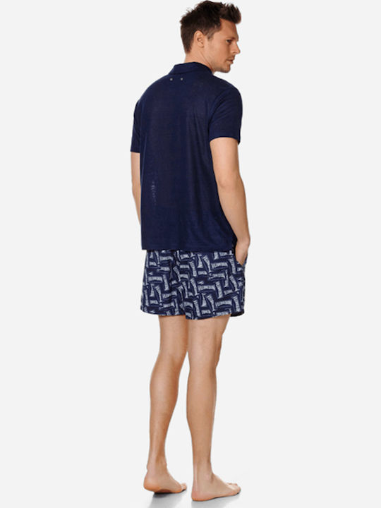 Vilebrequin Polo Μπλούζα Navy Μπλε