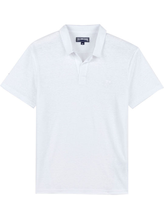 Vilebrequin Men's Short Sleeve Blouse Polo White