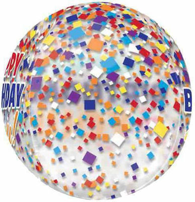 Balloon Foil Birthday-Celebration Round Multicolour 40cm 530675