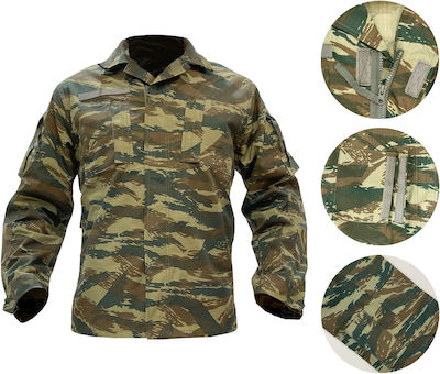 ELVE ACU Military Uniform Greek Camouflage Khaki