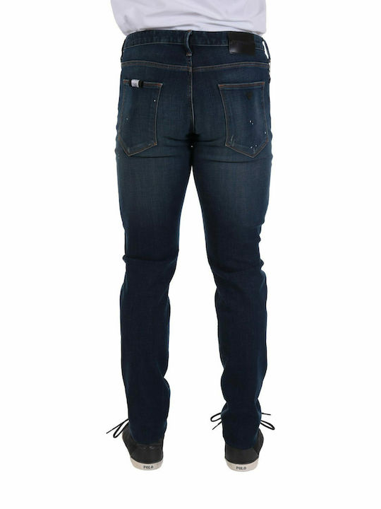 Emporio Armani Men's Denim Pants in Slim Fit Navy Blue