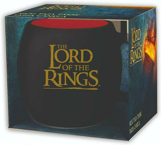 Stor Lord Of The Rings Κούπα Κεραμική Μαύρη 380ml