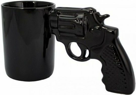 Pistol Mug Ceramic Black 500ml