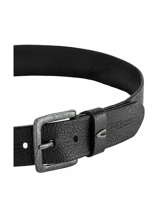 Camel Active Men's Leather Belt Black C21NOS-