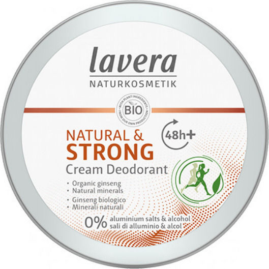 Lavera Natural & Strong Deo Natürliches Deodorant 48h in Creme Aluminiumfrei 50ml