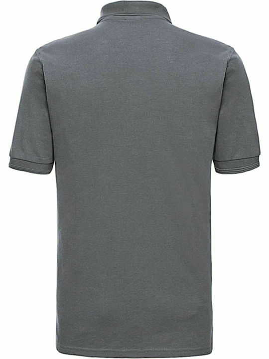 Russell Europe Hardwearing Men's Short Sleeve Promotional Blouse Convoy Grey