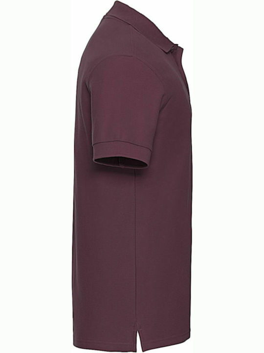 Russell Europe Ανδρικό Διαφημιστικό T-shirt Κοντομάνικο Burgundy