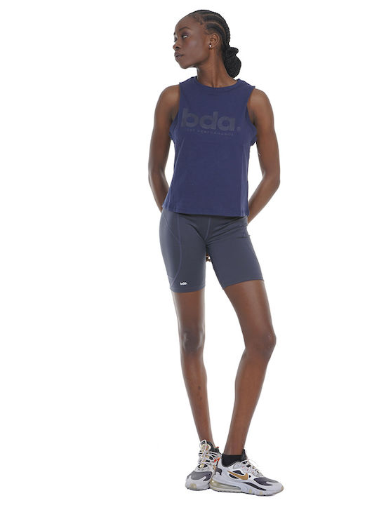 Women's Bike Training Legging Blue Grey