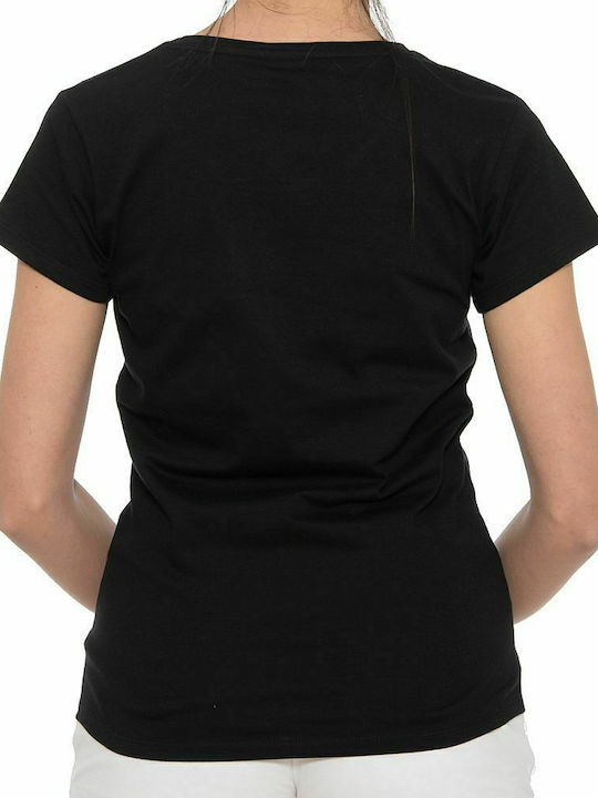 Russell Athletic Damen Sport T-Shirt Schwarz