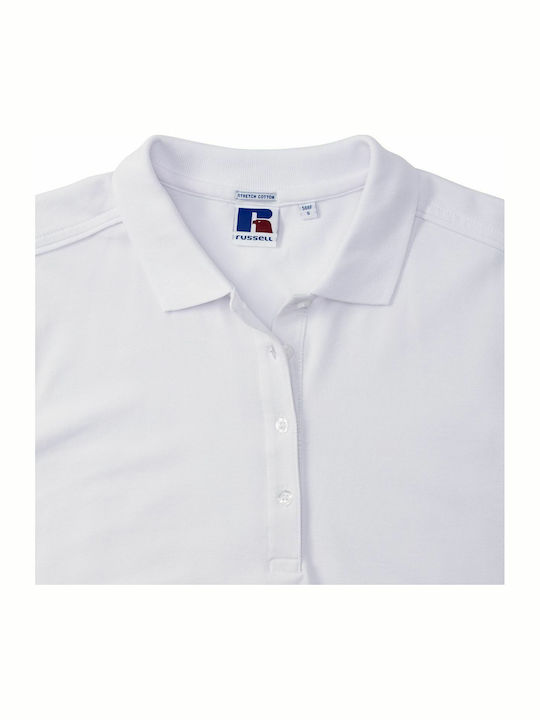 Russell Europe Γυναικείο Διαφημιστικό T-shirt Κοντομάνικο σε Λευκό Χρώμα