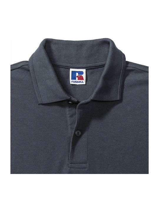 Russell Europe Hardwearing Ανδρικό Διαφημιστικό T-shirt Κοντομάνικο French Navy