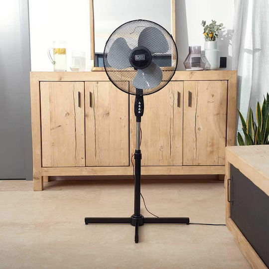 Black & Decker Black & Decker Pedestal Fan 40W 40cm Diameter Black
