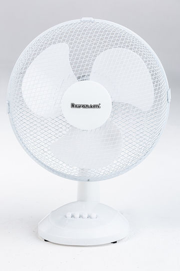 Ravanson Επιτραπέζιος Ανεμιστήρας 35W Διαμέτρου 35cm Λευκός
