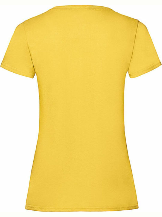 Fruit of the Loom Valueweight Γυναικείο Διαφημιστικό T-shirt Κοντομάνικο σε Χρώμα Fruit of the Loom Valueweight Γυναικείο Διαφημιστικό T-shirt Κοντομάνικο σε Χρώμα
