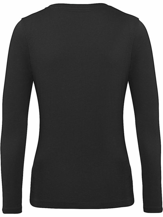 B&C Inspire LSL T Women's Long Sleeve Promotional Blouse Black TW071-002