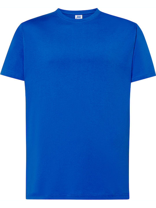 JHK Men's Short Sleeve Promotional T-Shirt Blue