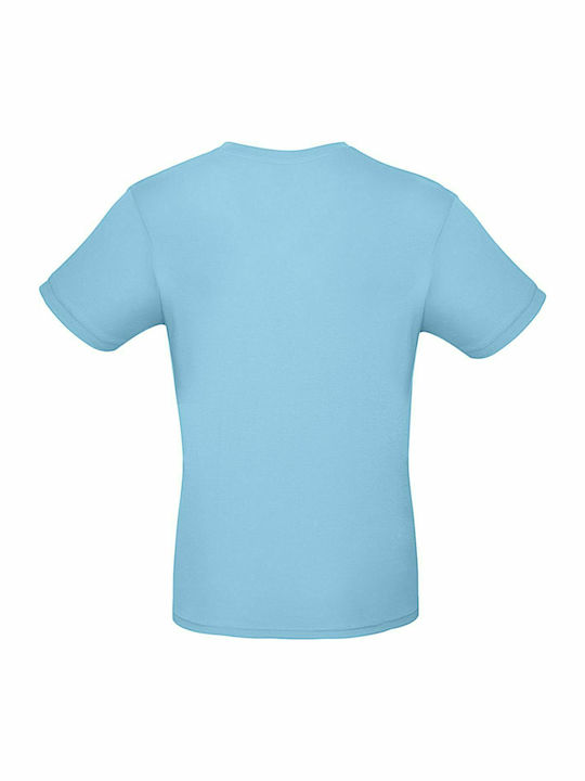 B&C E150 Men's Short Sleeve Promotional T-Shirt Turquoise