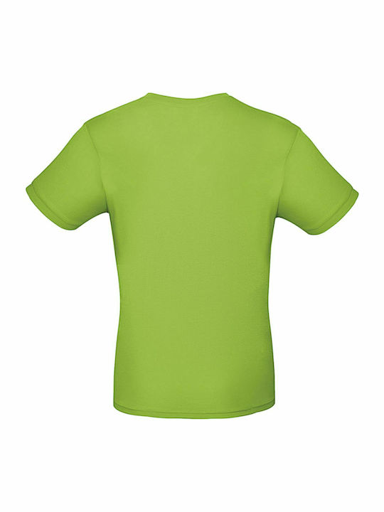 B&C E150 Men's Short Sleeve Promotional T-Shirt Orchid Green