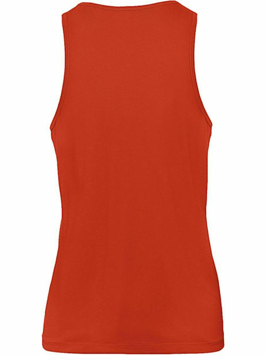 B&C Inspire T Men's Sleeveless Promotional Blouse Fire Red TM072-007