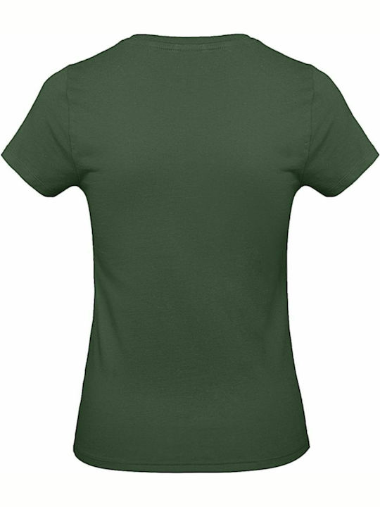 B&C E190 Women's Short Sleeve Promotional T-Shirt Bottle Green