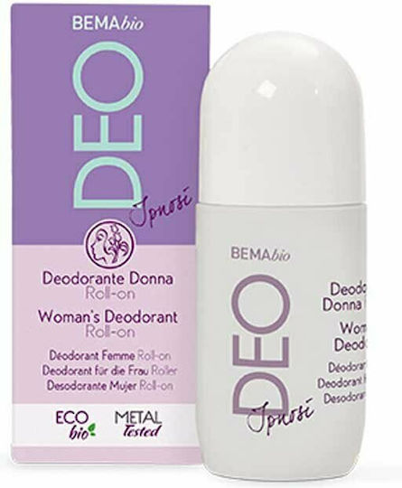 Bema Bio Woman's Deodorant Roll-On Αποσμητικό σε Roll-On Χωρίς Αλουμίνιο 50ml