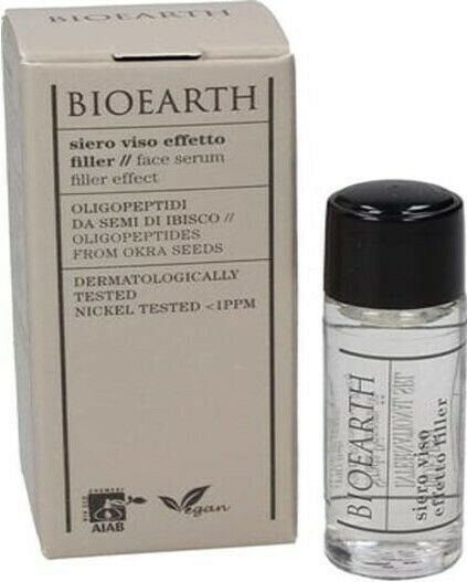 Bioearth Ενυδατικό & Αντιγηραντικό Serum Προσώπου με Πεπτίδια για Θρέψη 5ml