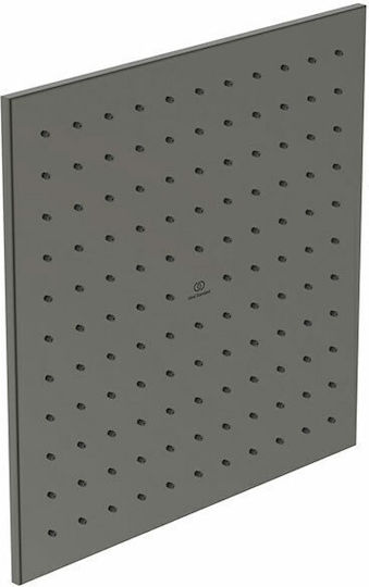 Ideal Standard Idealrain Τετράγωνη Κεφαλή Ντουζ 30x30cm Grey