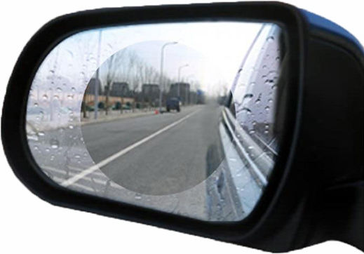 Protective Membranes for Car Mirrors 4pcs Transparent