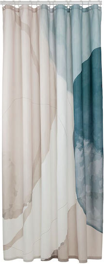 Sealskin Earth Κουρτίνα Μπάνιου Υφασμάτινη 180x200cm