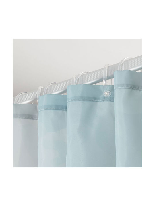 Sealskin Earth Fabric Shower Curtain 180x200cm Green