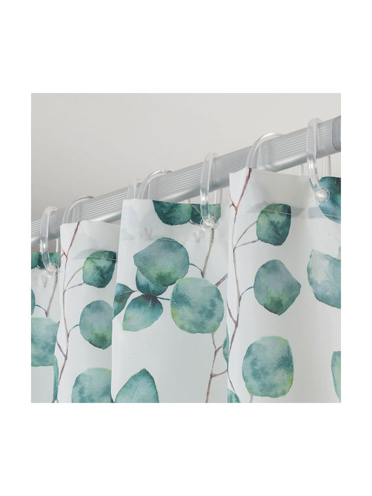 Sealskin Ayra Κουρτίνα Μπάνιου Υφασμάτινη 180x200 cm Πράσινη
