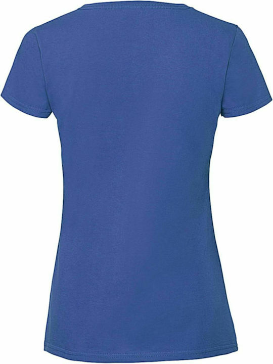 Fruit of the Loom Ladies Ringspun Premium T Royal