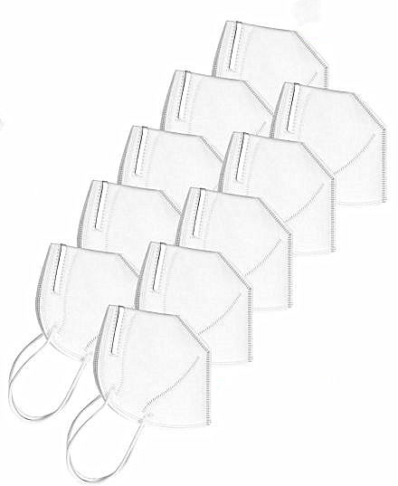 Yongjie Disposable Protective Mask FFP2 White 100pcs