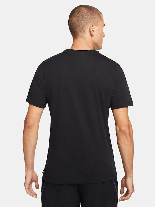 Nike Football F.C Seasonal Graphic Men's Athletic T-shirt Short Sleeve Black