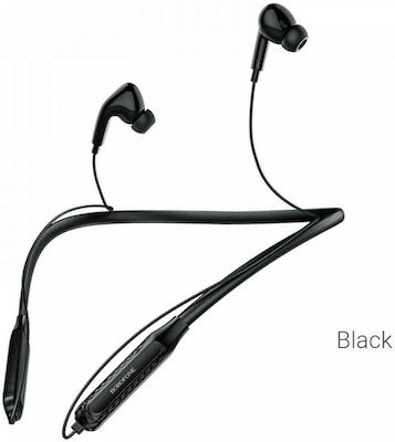 Borofone BE45 In-ear Bluetooth Handsfree Căști cu Rezistență la Transpirație Negrα