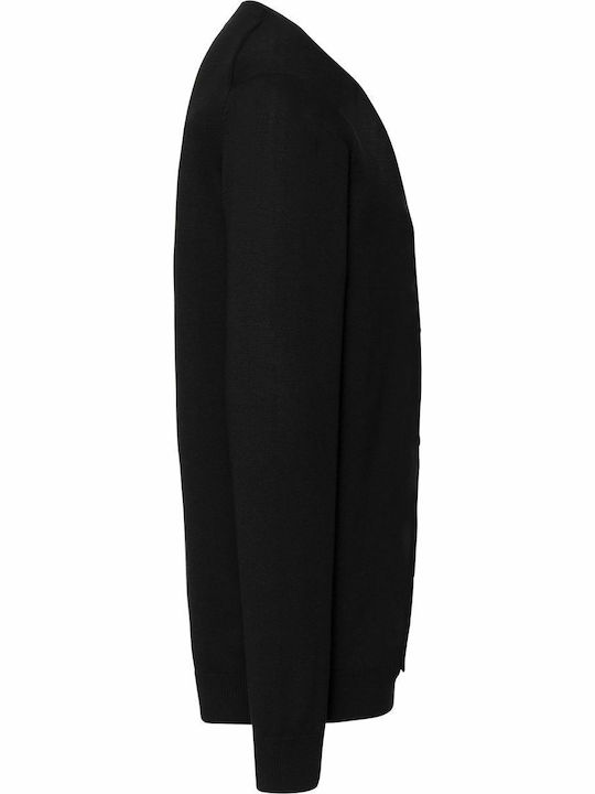 Russell Europe Men's Long Sleeve Promotional Cardigan Black