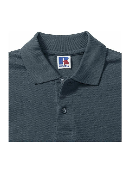 Russell Europe Ανδρικό Διαφημιστικό T-shirt Κοντομάνικο σε Navy Μπλε Χρώμα