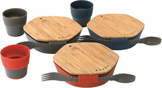 Robens Leaf Meal Kit Serviergeschirr-Set für Camping 8Stück