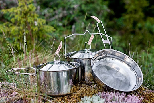 Primus Campfire Cookset Set de vase de gătit pentru Camping Mare